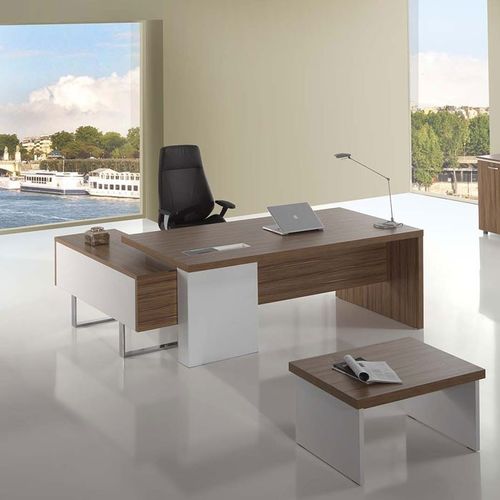 Scrivania direzionale - ERGUVAN - Flekssit Office Furniture - classica / in melaminico / con contenitore