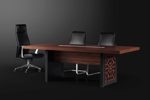 Tavolo da riunione contemporaneo - ANATOLIA - Flekssit Office Furniture - in legno / con supporto in legno / rettangolare