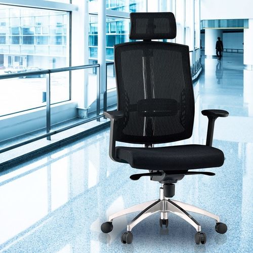 Poltrona direzionale contemporaneo - NETRIT - Flekssit Office Furniture - in rete / in alluminio / in poliuretano