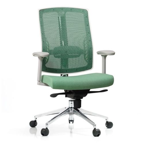 Sedia da ufficio contemporanea - NETRIT - Flekssit Office Furniture - da interno / in rete / in pelle