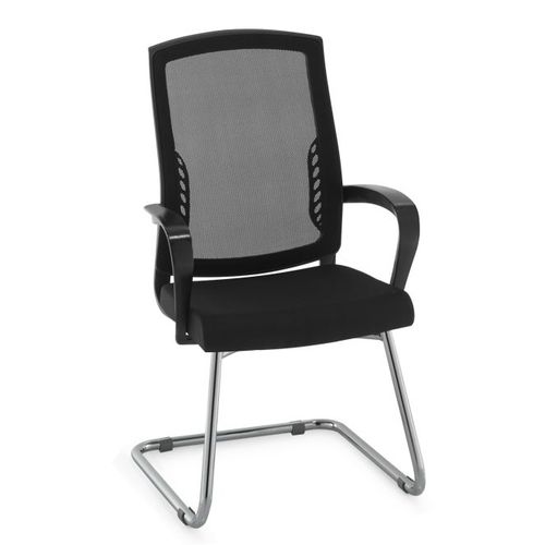 Sedia visitatore contemporanea - İKON - Flekssit Office Furniture - da interno / in rete / in pelle
