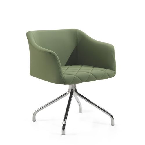 Sedia visitatore contemporanea - BUSE - Flekssit Office Furniture - da interno / in poliuretano / imbottita