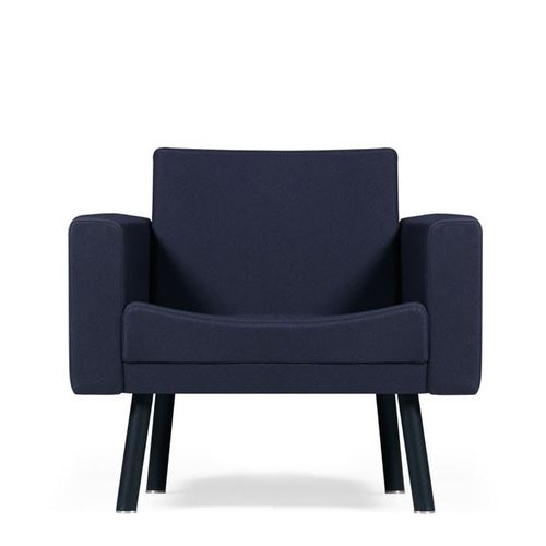 Poltrona visitatore contemporanea - TOLL - Flekssit Office Furniture - in tessuto / in metallo / imbottita