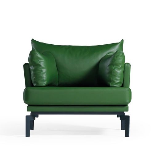 Poltrona contemporanea - SEKI - Flekssit Office Furniture - in pelle / in metallo / ergonomica