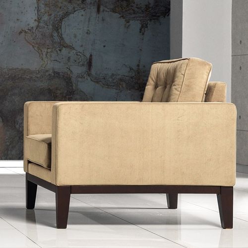 Poltrona contemporanea - SAFIR - Flekssit Office Furniture - in tessuto / in metallo / marrone