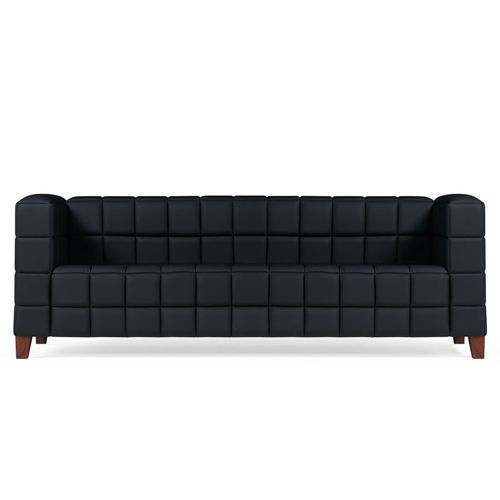 Divano contemporaneo - PIAZZA - Flekssit Office Furniture - in tessuto / con braccioli / nero