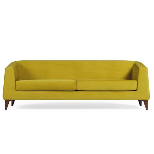 Divano contemporaneo - LOTUS - Flekssit Office Furniture - in tessuto / con braccioli / giallo