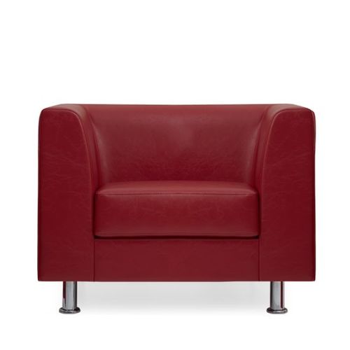 Poltrona contemporanea - SILVER - Flekssit Office Furniture - in pelle / in metallo / ergonomica