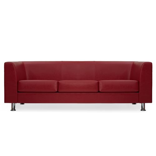 Divano contemporaneo - SILVER - Flekssit Office Furniture - in pelle / ergonomico / rosso
