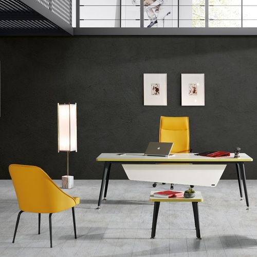 Scrivania direzionale - CROSS - Flekssit Office Furniture - contemporanea / in melaminico / con contenitore