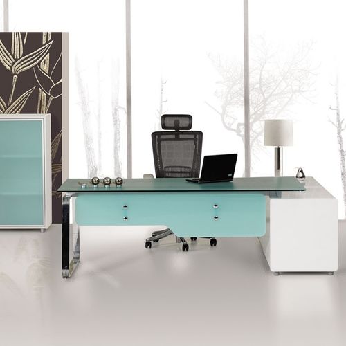 Scrivania per open space - INOX - Flekssit Office Furniture - contemporanea / in legno / con contenitore