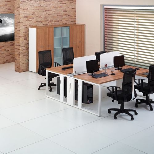 Scrivania per open space - TEKNO - Flekssit Office Furniture - contemporanea / in melaminico / ergonomica