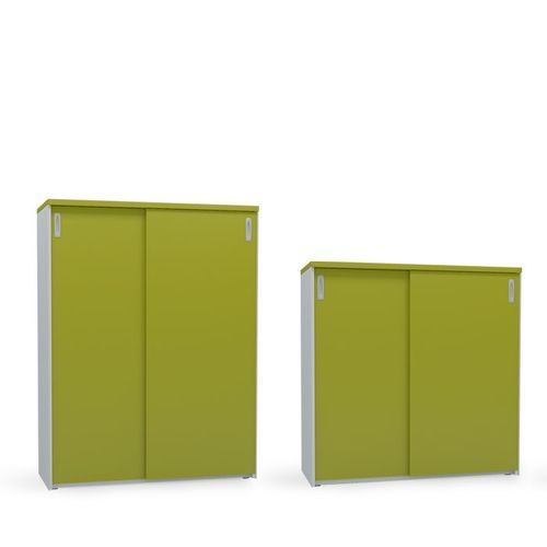 Armadio classificatore basso - FERRO - Flekssit Office Furniture - alto / in melaminico / con sportello battente
