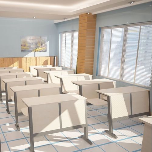 Tavolo per corsi di formazione contemporaneo - SELEN - Flekssit Office Furniture - in legno / con supporto in metallo / rettangolare