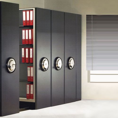 Armadio classificatore alto - 6101.A - Flekssit Office Furniture - in lamiera / con sportello battente / contemporaneo