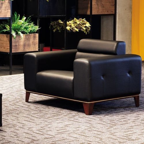 Divano aspetto tradizionale - COMFORT - Flekssit Office Furniture - in tessuto / in acciaio / con braccioli