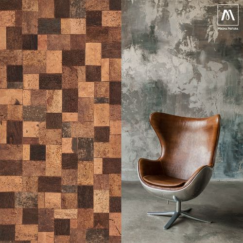 Rivestimento murale per interni - CORBU - MAGNA NATURA | Cork Furniture - in sughero / finitura naturale / verniciato