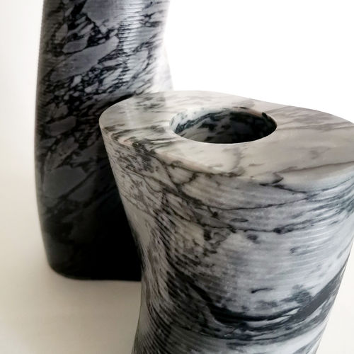 Vaso contemporaneo - ART. 29  - Vie Del MarMo - in marmo / fatto a mano / per uso contract