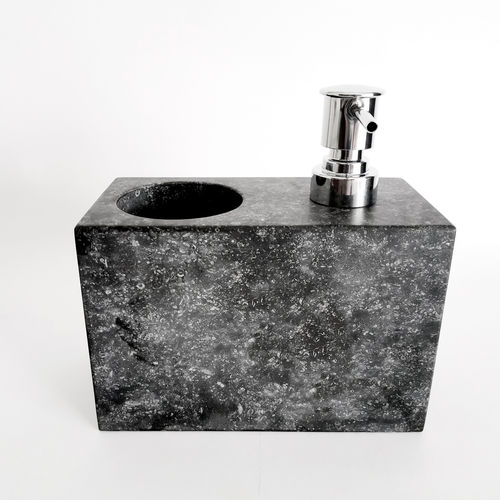 Distributore di sapone professionale - MONOLITE - Vie Del MarMo - per uso residenziale / da appoggio / in marmo