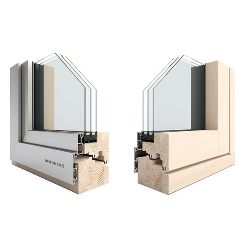 Profilato per finestra in legno - ALUSTANDARD - BOISROIS - in alluminio / termoisolante / acustico