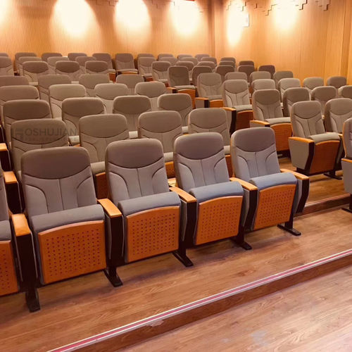 Poltrona per auditorium contemporanea - SJ8603-P - Foshan Oshujian Furniture Manufacturing Co., Ltd. - in tessuto / in legno compensato / in acciaio
