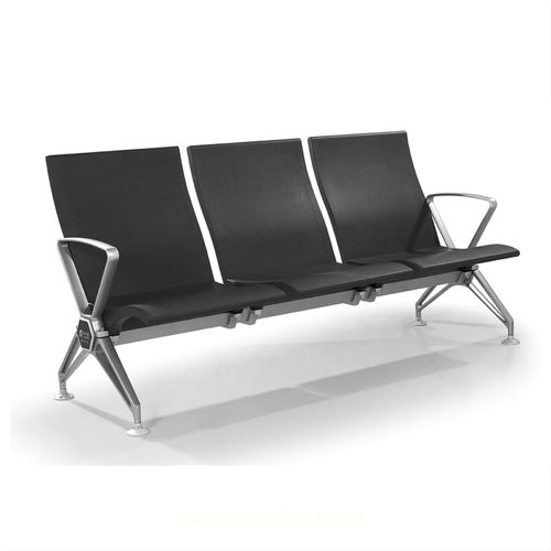 Seduta su barra in alluminio - SJ9063 - Foshan Oshujian Furniture Manufacturing Co., Ltd. - 3 posti / da interno / contemporanea