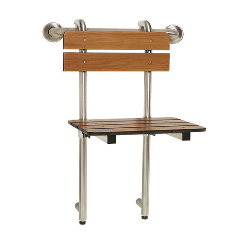 Sedile per doccia ribaltabile - SSGBH-180160-PT - Seachrome - amovibile / da parete / sospeso