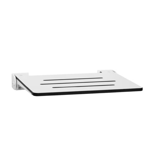 Sedile per doccia ribaltabile - SHAFSL-185155-PWS-S-BK - Seachrome - da parete / in acciaio inossidabile / in alluminio