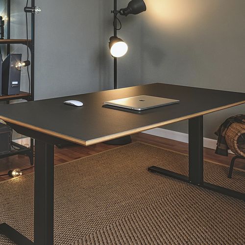 Scrivania contemporanea - SUAVE - ergoliv.com - in linoleum / ad altezza regolabile / contract