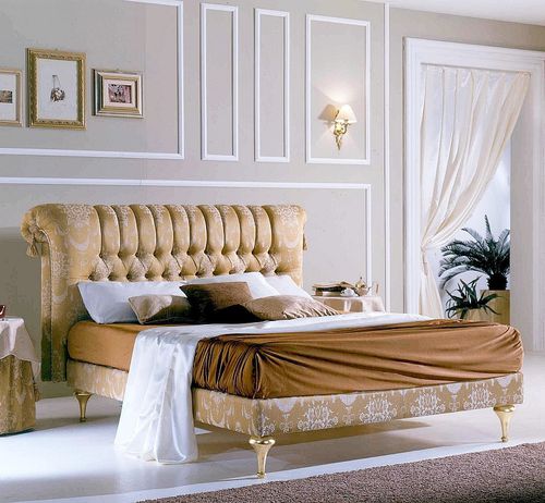 Letto capitonné - PRINCIPE  - DI MARCO INTERIOR SOFA - matrimoniale / classico / imbottito