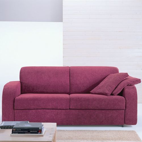 Divano letto - BRIO - DI MARCO INTERIOR SOFA - contemporaneo / in tessuto / con braccioli