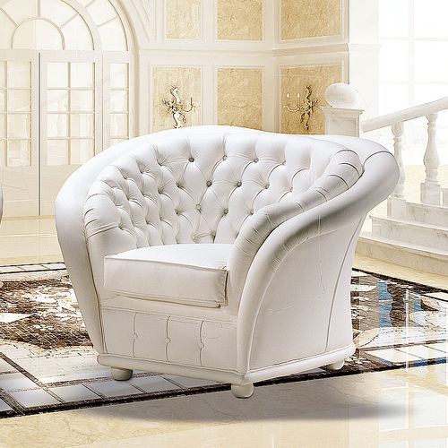 Poltrona classica - Versailles - DI MARCO INTERIOR SOFA - in pelle / fatta a mano / Made in Italy