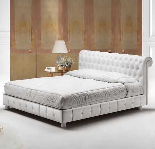Letto matrimoniale - cester  - DI MARCO INTERIOR SOFA - classico / imbottito / con testiera imbottita