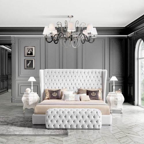 Letto matrimoniale - Hermes  - DI MARCO INTERIOR SOFA - classico / imbottito / con testiera imbottita