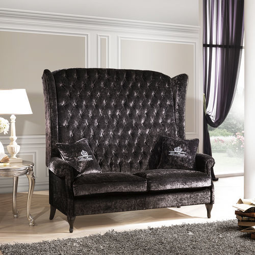 Divano classico - BERGER IMPERIALE - DI MARCO INTERIOR SOFA - in tessuto / in pelle / con braccioli