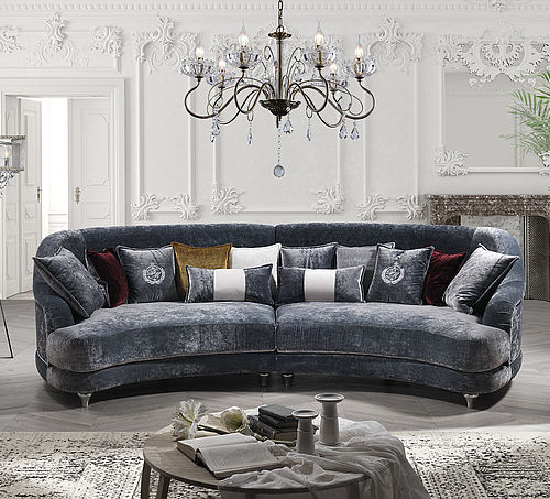 Divano semicircolare - Elisir - DI MARCO INTERIOR SOFA - modulare / contemporaneo / in tessuto
