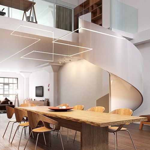 Profilo luminoso ad incasso - TEPIKO - Klus Design - sospeso / LED / sistema d'illuminazione modulare