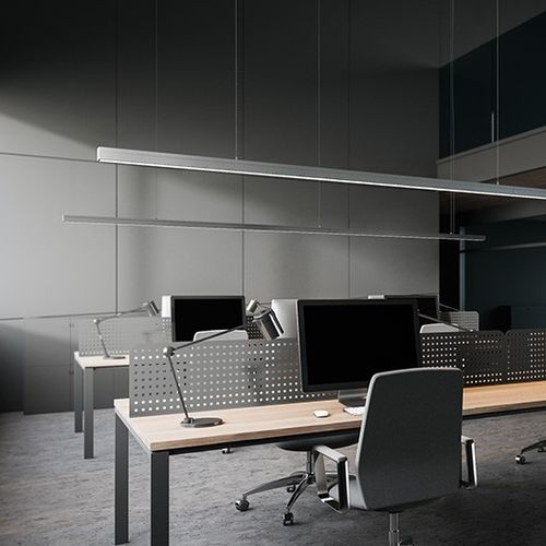 Profilo luminoso sporgente - 4050 - Klus Design - sospeso / LED / contract