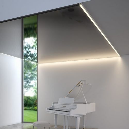 Profilo luminoso a soffitto - FOLED-SUF - Klus Design - LED / contract