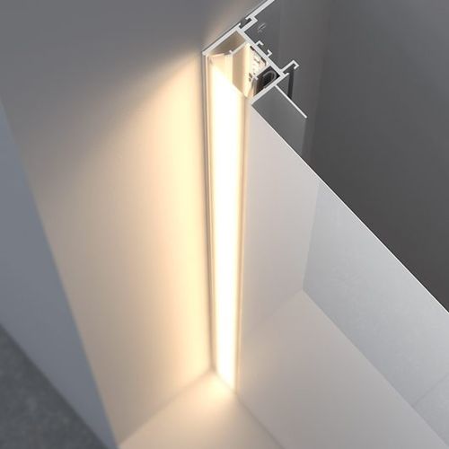 Profilo luminoso sospeso - FOLED-BOK - Klus Design - a soffitto / LED / contract