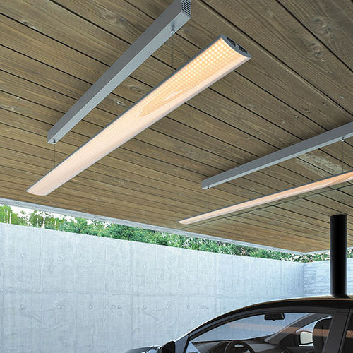 Profilo luminoso sporgente - BOX - Klus Design - sospeso / a soffitto / LED