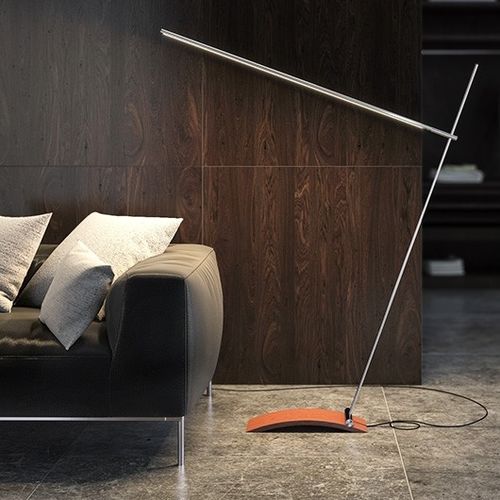 Lampada da terra - FAJNA - Klus Design - in alluminio anodizzato / in MDF / contemporanea