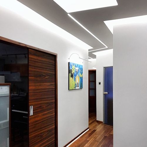 Profilo luminoso ad incasso - NISA-NI - Klus Design - sospeso / a soffitto / LED