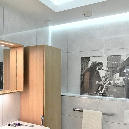 Profilo luminoso ad incasso - POLI - Klus Design - a soffitto / LED / contract