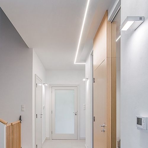 Profilo luminoso sporgente - KIDES - Klus Design - LED / contract / per uso residenziale