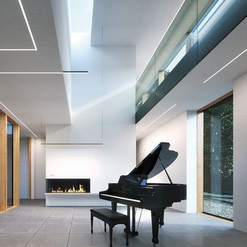 Profilo luminoso ad incasso - KOZUS - Klus Design - sospeso / LED / a tenuta stagna