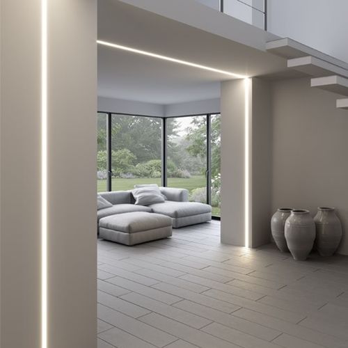 Profilo luminoso ad incasso - TEKNIK-ZM - Klus Design - a soffitto / LED / sistema d'illuminazione modulare