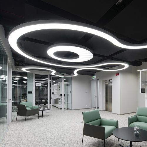 Luce a sospensione - MI-SNAKE-01 - Klus Design - LED / lineare / centrabile