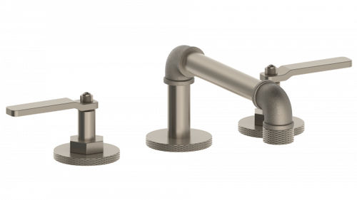 Miscelatore doppio comando per lavabo - ELV01 - The Watermark Collection - da appoggio / in metallo cromato / da bagno