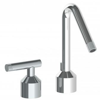 Miscelatore per lavabo - URA01 - The Watermark Collection - da appoggio / in metallo cromato / da bagno